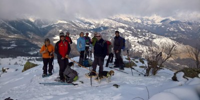 Monte Arpone (1602 m) - 05-03-2017 ESCURSIONISMO INVERNALE 