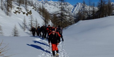 LAGO DI DRES - 28-01-2018 ESCURSIONISMO INVERNALE 