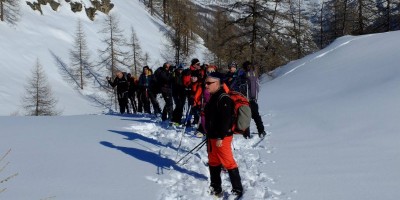 LAGO DI DRES - 28-01-2018 ESCURSIONISMO INVERNALE 