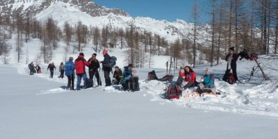 LAGO DI DRES - 28-01-2018 ESCURSIONISMO INVERNALE 