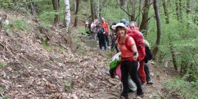 IL SANTUARIO DI SANTA CRISTINA 1340 m, TRUC RIVALSA 1402 m e IL COLLE RIVALSA 1317 m  - 06-05-2018 ESCURSIONISMO ESTIVO 