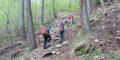 IL SANTUARIO DI SANTA CRISTINA 1340 m, TRUC RIVALSA 1402 m e IL COLLE RIVALSA 1317 m  - 06-05-2018 ESCURSIONISMO ESTIVO 
