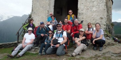 IL SANTUARIO DI SANTA CRISTINA 1340 m, TRUC RIVALSA 1402 m e IL COLLE RIVALSA 1317 m  - 06-05-2018 ESCURSIONISMO ESTIVO 