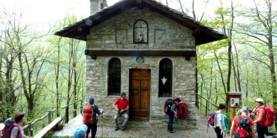 IL SANTUARIO DI SANTA CRISTINA 1340 m, TRUC RIVALSA 1402 m e IL COLLE RIVALSA 1317 m  - 06-05-2018 ESCURSIONISMO ESTIVO 