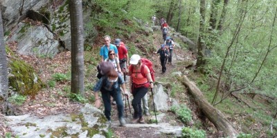 IL SANTUARIO DI SANTA CRISTINA 1340 m, TRUC RIVALSA 1402 m e IL COLLE RIVALSA 1317 m  - 06-05-2018 ESCURSIONISMO ESTIVO 