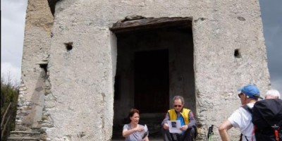 IL SANTUARIO DI SANTA CRISTINA 1340 m, TRUC RIVALSA 1402 m e IL COLLE RIVALSA 1317 m  - 06-05-2018 ESCURSIONISMO ESTIVO 