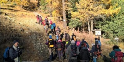 CAPANNA GIMONT e LAGO DEI SETTE COLORI (2329 m) - 15-10-2017 ESCURSIONISMO ESTIVO 