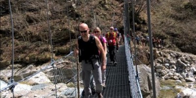 LA FAGGETA DEL VALLONE DI GRAN DUBBIONE (Pinerolese) - 22-04-2018 ESCURSIONISMO ESTIVO 