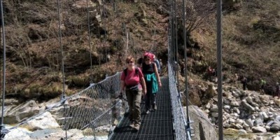 LA FAGGETA DEL VALLONE DI GRAN DUBBIONE (Pinerolese) - 22-04-2018 ESCURSIONISMO ESTIVO 