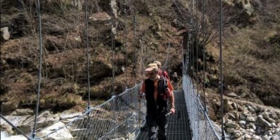 LA FAGGETA DEL VALLONE DI GRAN DUBBIONE (Pinerolese) - 22-04-2018 ESCURSIONISMO ESTIVO 