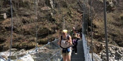 LA FAGGETA DEL VALLONE DI GRAN DUBBIONE (Pinerolese) - 22-04-2018 ESCURSIONISMO ESTIVO 