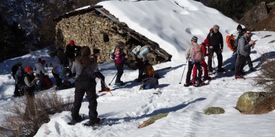 Rifugio Bagnour (2025 m) - 19-02-2017 ESCURSIONISMO INVERNALE Album di Antonio Terri