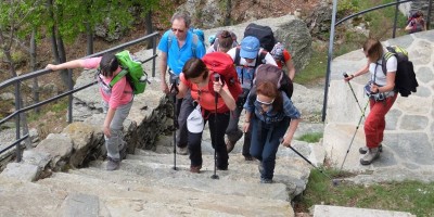 IL SANTUARIO DI SANTA CRISTINA 1340 m, TRUC RIVALSA 1402 m e IL COLLE RIVALSA 1317 m  - 06-05-2018 ESCURSIONISMO ESTIVO 