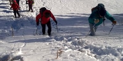 Pian dell'Alpe 1850 m - 17-01-2016 ESCURSIONISMO INVERNALE 1 uscita di escursionismo invernale con racchette - Val Chisone - foto di Carlo Santoiemma