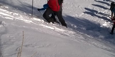 Pian dell'Alpe 1850 m - 17-01-2016 ESCURSIONISMO INVERNALE 1 uscita di escursionismo invernale con racchette - Val Chisone - foto di Franco Griffone