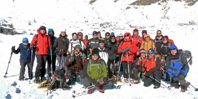 Pian dell'Alpe 1850 m - 17-01-2016 ESCURSIONISMO INVERNALE 1 uscita di escursionismo invernale con racchette - Val Chisone - foto di Giuseppe Rovera