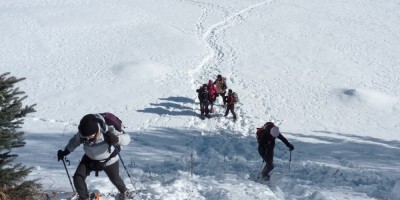 Pian dell'Alpe 1850 m - 17-01-2016 ESCURSIONISMO INVERNALE 1 uscita di escursionismo invernale con racchette - Val Chisone - foto di Giuseppe Rovera
