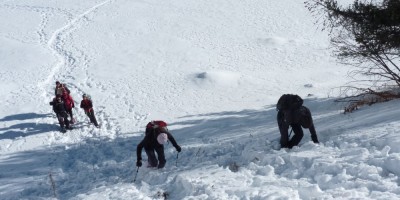 Pian dell'Alpe 1850 m - 17-01-2016 ESCURSIONISMO INVERNALE 1 uscita di escursionismo invernale con racchette - Val Chisone - foto di Giuseppe Rovera