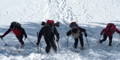 Pian dell'Alpe 1850 m - 17-01-2016 ESCURSIONISMO INVERNALE 1 uscita di escursionismo invernale con racchette - Val Chisone - foto di Giuseppe Rovera