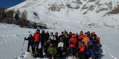 Pian dell'Alpe 1850 m - 17-01-2016 ESCURSIONISMO INVERNALE 1 uscita di escursionismo invernale con racchette - Val Chisone - foto di Ugo Caponetto