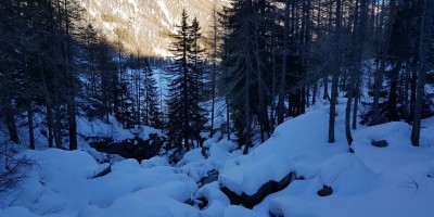 LAGO DI DRES - 28-01-2018 ESCURSIONISMO INVERNALE 