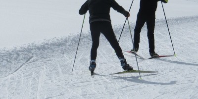 Cogne - 05-03-2017 SCI DI FONDO A passo di skating da Valnontey verso Valmiana, su 25 cm. di neve fresca.