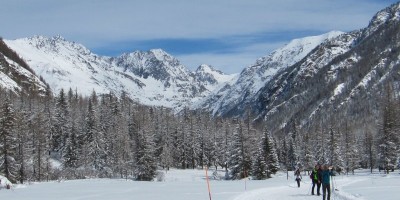 Cogne - 05-03-2017 SCI DI FONDO Una pausa per fermare con la macchina fotografica un momento magico!