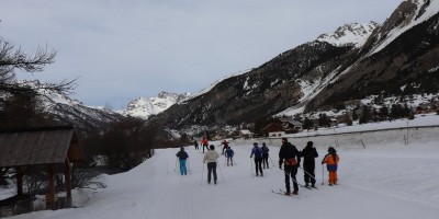 4a LEZIONE CORSO a Nevache (Valle Clarée - Francia) - 16-02-2020 SCI DI FONDO 