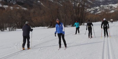 4a LEZIONE CORSO a Nevache (Valle Clarée - Francia) - 16-02-2020 SCI DI FONDO 
