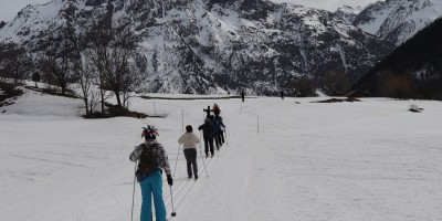 4a LEZIONE CORSO a Nevache (Valle Clarée - Francia) - 16-02-2020 SCI DI FONDO 