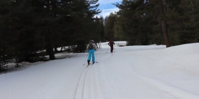 4a LEZIONE CORSO a Nevache (Valle Clarée - Francia) - 16-02-2020 SCI DI FONDO 