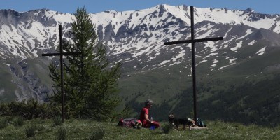 Poggio Tre Croci (2177 m) e fortificazioni B3 e B4 (2300 m) - Valle di Susa (***) - 16-06-2019 ESCURSIONISMO ESTIVO 