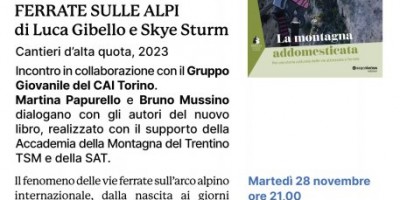 Leggere le montagne - incontri Novembre 2023