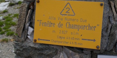 TRAVERSATA DA VALLE DI COGNE A VALLE DI CHAMPORCHER PER LA FINESTRA DI CHAMPORCHER - 08-07-2017 ESCURSIONISMO ESTIVO 