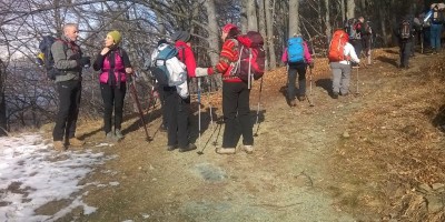 Colle S.Giacomo mt 1450 (valle di Lanzo) - 27-01-2019 ESCURSIONISMO INVERNALE 