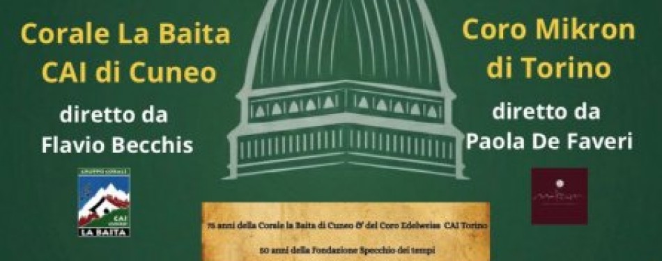 Concerto Coro EDELWEISS CAI Torino per Specchio dei Tempi
