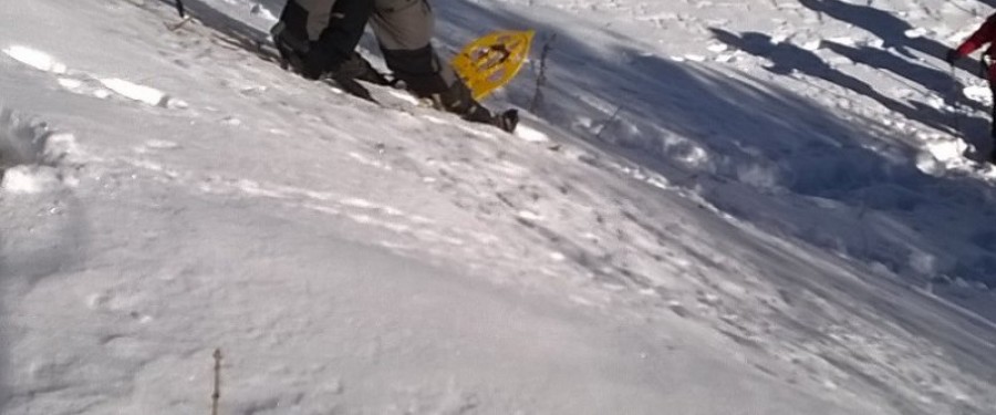 1 uscita di escursionismo invernale con racchette - Val Chisone - foto di Franco Griffone