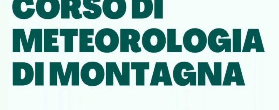 Corso di Meteorologia di Montagna di Simone Klinkon